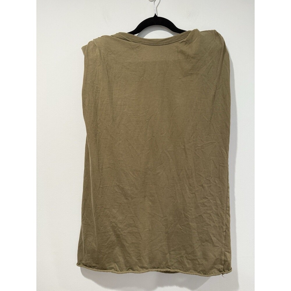 Asos T Shirt Mini Dress Tunic Sz 0 Padded Shoulder Minimal 100% Cotton Festival